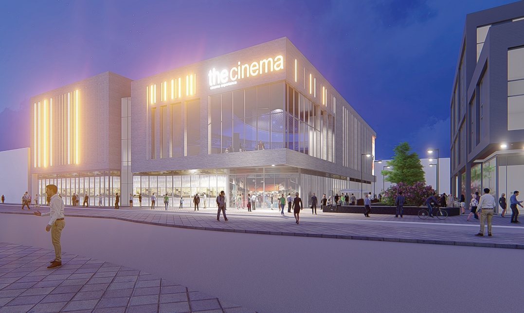 An impression of a new cinema complex in Beeston