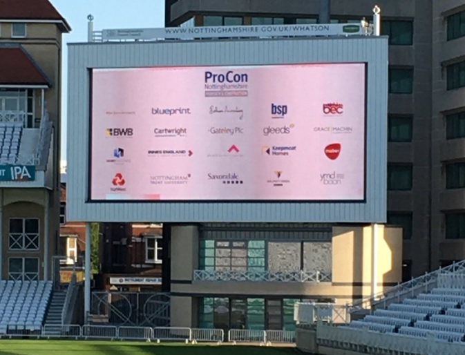 An image from the ProCon launch at Trent Bridge
